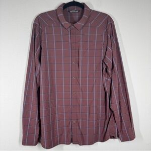 Arc’teryx Men’s Plaid Button Up Shirt Long Sleeve Men’s Large Gorpcore Outdoor
